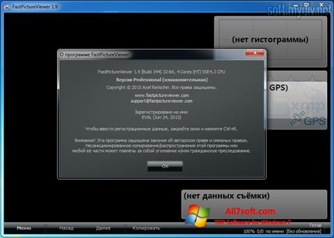 Capture d'écran FastPictureViewer pour Windows 7