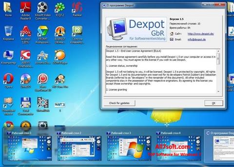 Capture d'écran Dexpot pour Windows 7