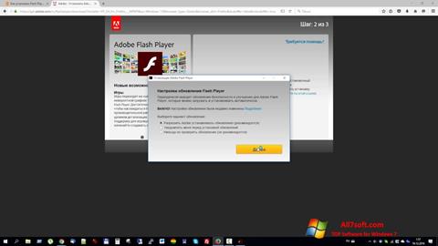 Capture d'écran Flash Media Player pour Windows 7