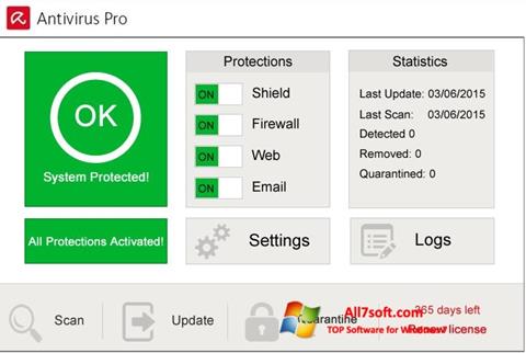 Capture d'écran Avira Antivirus Pro pour Windows 7