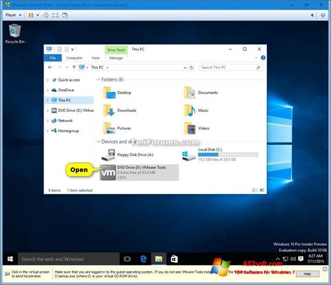 Capture d'écran Virtual CD pour Windows 7
