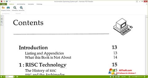 Capture d'écran Hamster PDF Reader pour Windows 7