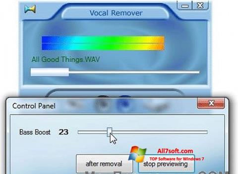Capture d'écran Yogen Vocal Remover pour Windows 7