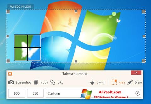 Capture d'écran ScreenShot pour Windows 7