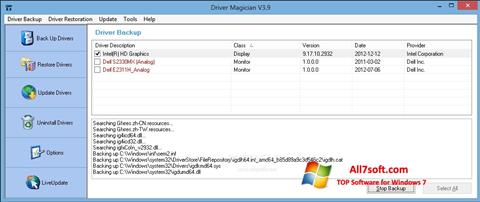 Capture d'écran Driver Magician pour Windows 7