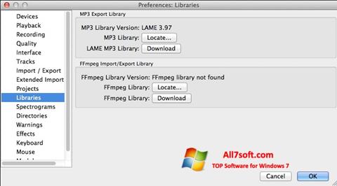 Capture d'écran Lame MP3 Encoder pour Windows 7