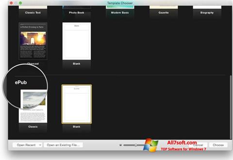 Capture d'écran iBooks pour Windows 7
