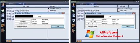 Capture d'écran CommFort pour Windows 7
