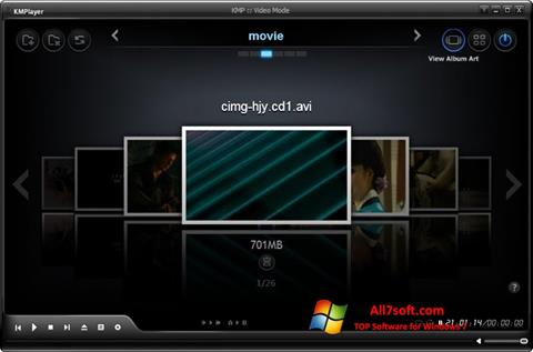 Capture d'écran KMPlayer pour Windows 7