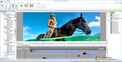 Capture d'écran VSDC Free Video Editor pour Windows 7